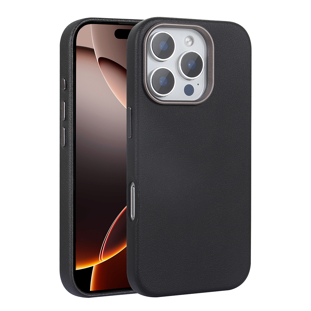 iPhone Uyumlu 16 Pro Max Kılıf M-safe Şarj Özellikli PU Deri Zore Adora Kapak