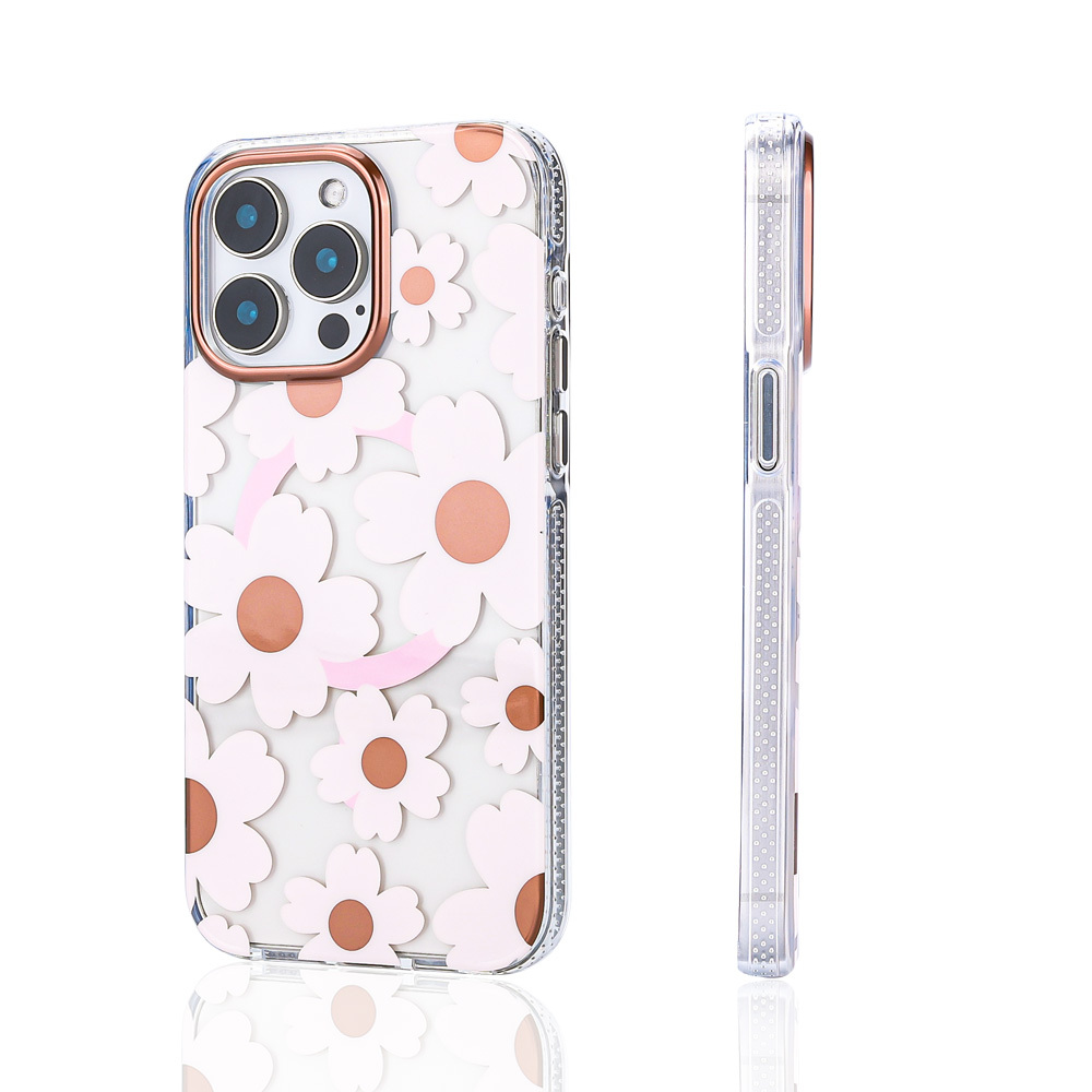 iPhone Uyumlu 14 Pro Max Kılıf M-safe Şarj Özellikli Zore Papat Kapak-Pembe