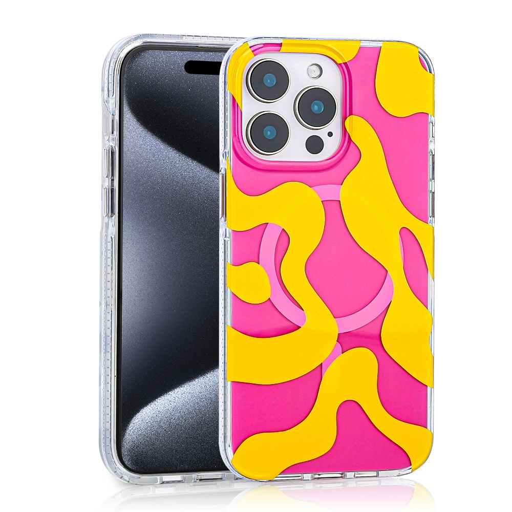 iPhone Uyumlu 15 Pro Max Kılıf M-safe Şarj Özellikli Zore Stilo Kapak
