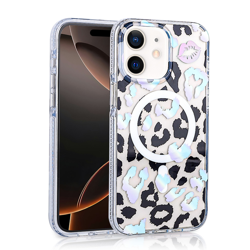 iPhone Uyumlu 11 Kılıf M-safe Şarj Özellikli Zore Jago Kapak-Beyaz