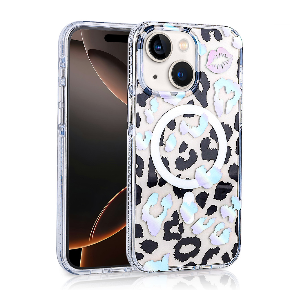 iPhone Uyumlu 14 Kılıf M-safe Şarj Özellikli Zore Jago Kapak-Beyaz