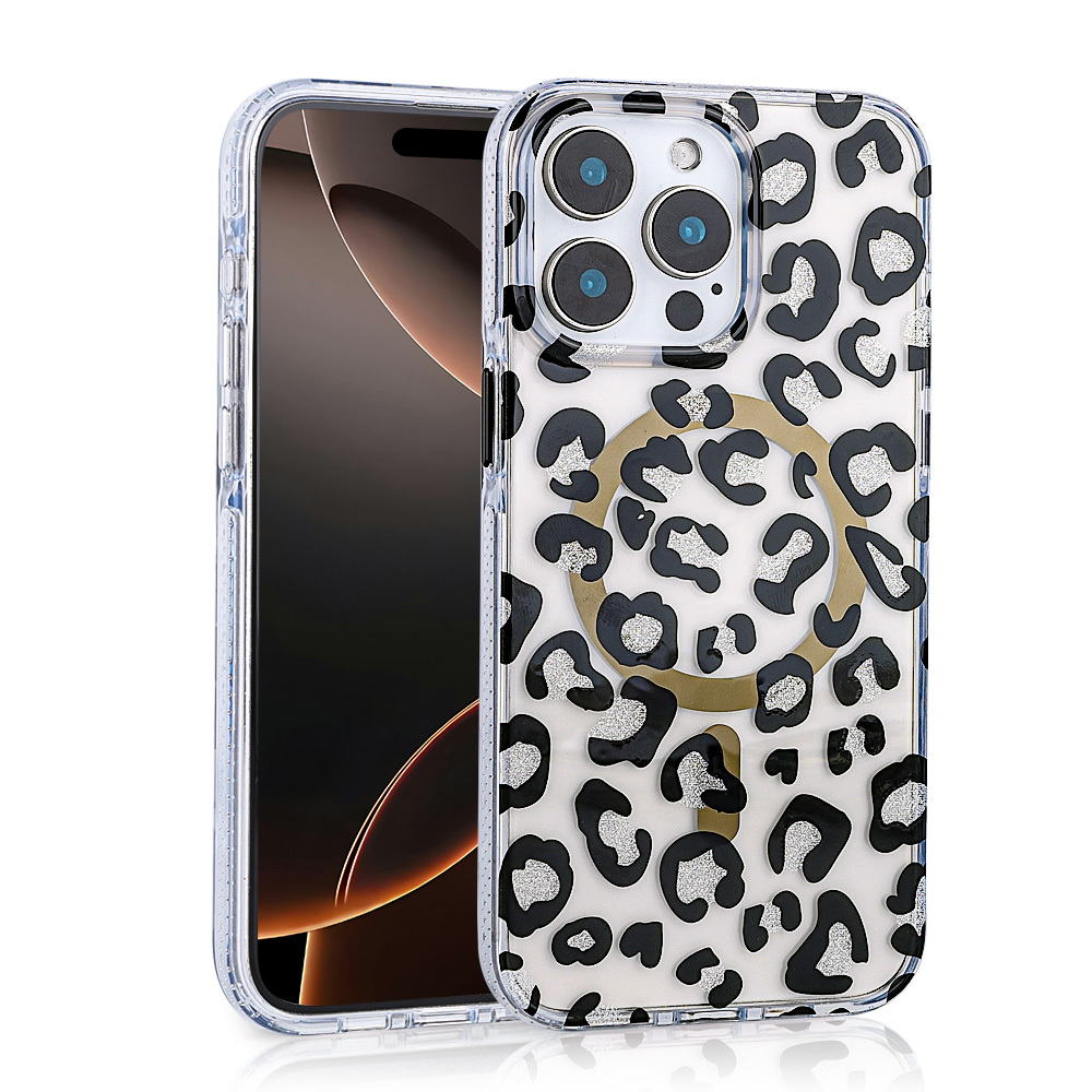 iPhone Uyumlu 16 Pro Kılıf M-safe Şarj Özellikli Zore Jago Kapak-Siyah