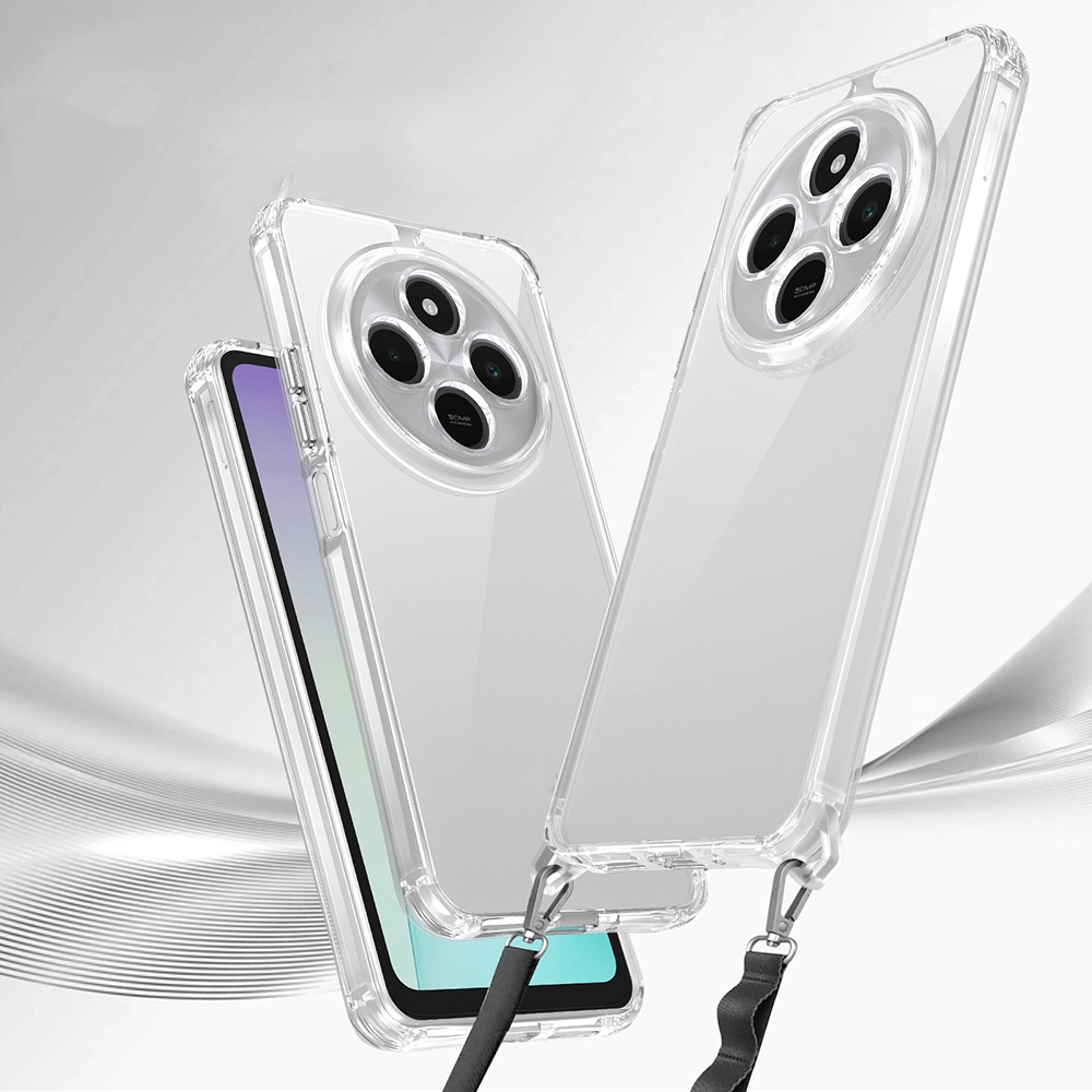 Xiaomi Uyumlu  Redmi 14C 4G Kılıf Airbagli Takılabilir Askı Aparatlı Zore Snap Silikon Kapak