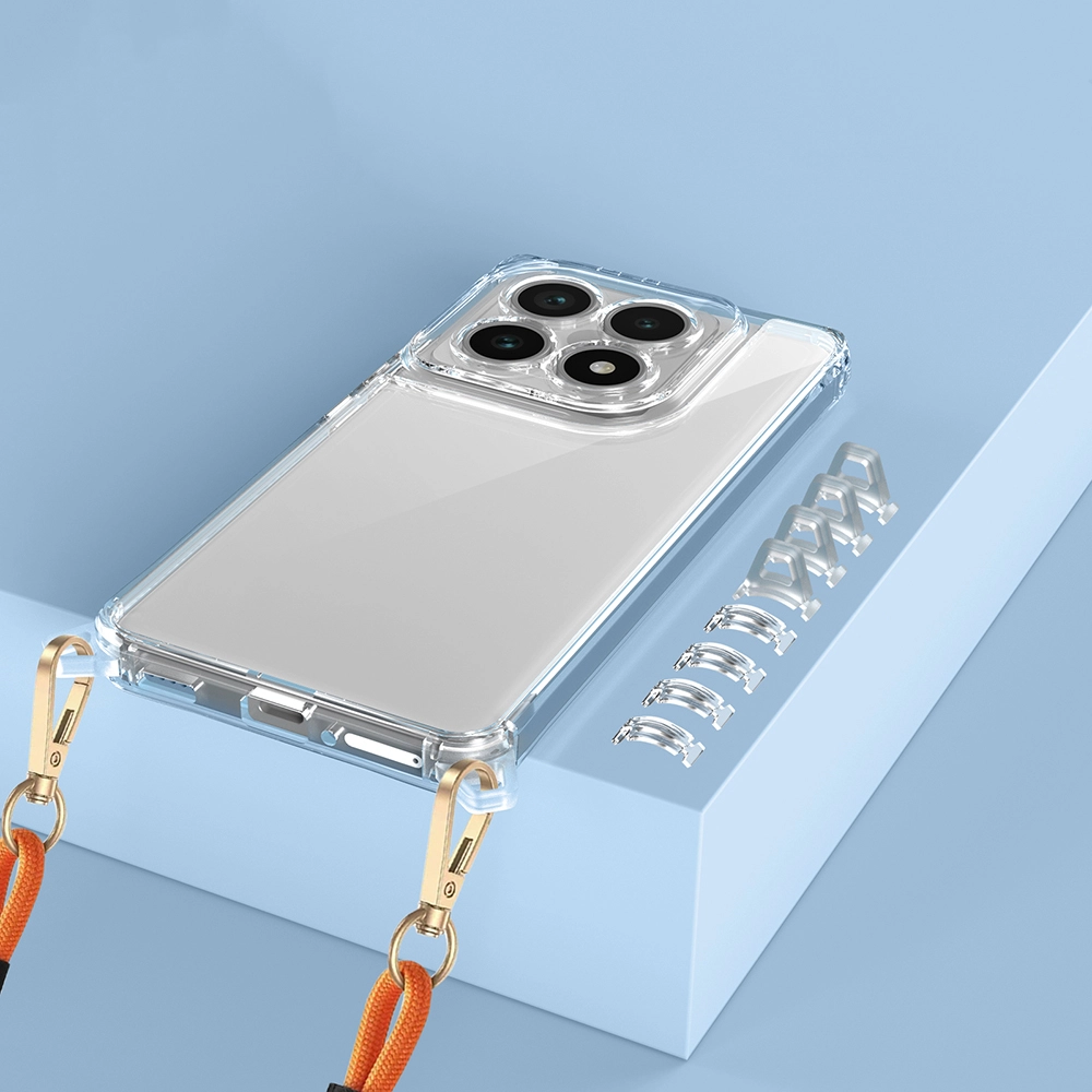 Xiaomi Uyumlu  14T Pro Kılıf Airbagli Takılabilir Askı Aparatlı Zore Snap Silikon Kapak