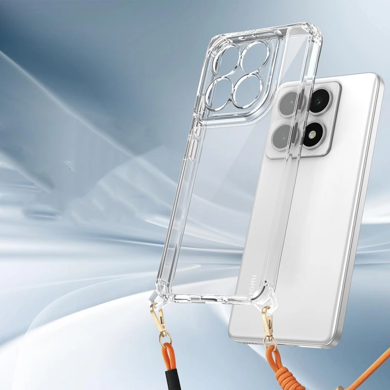 Xiaomi Uyumlu  14T Pro Kılıf Airbagli Takılabilir Askı Aparatlı Zore Snap Silikon Kapak