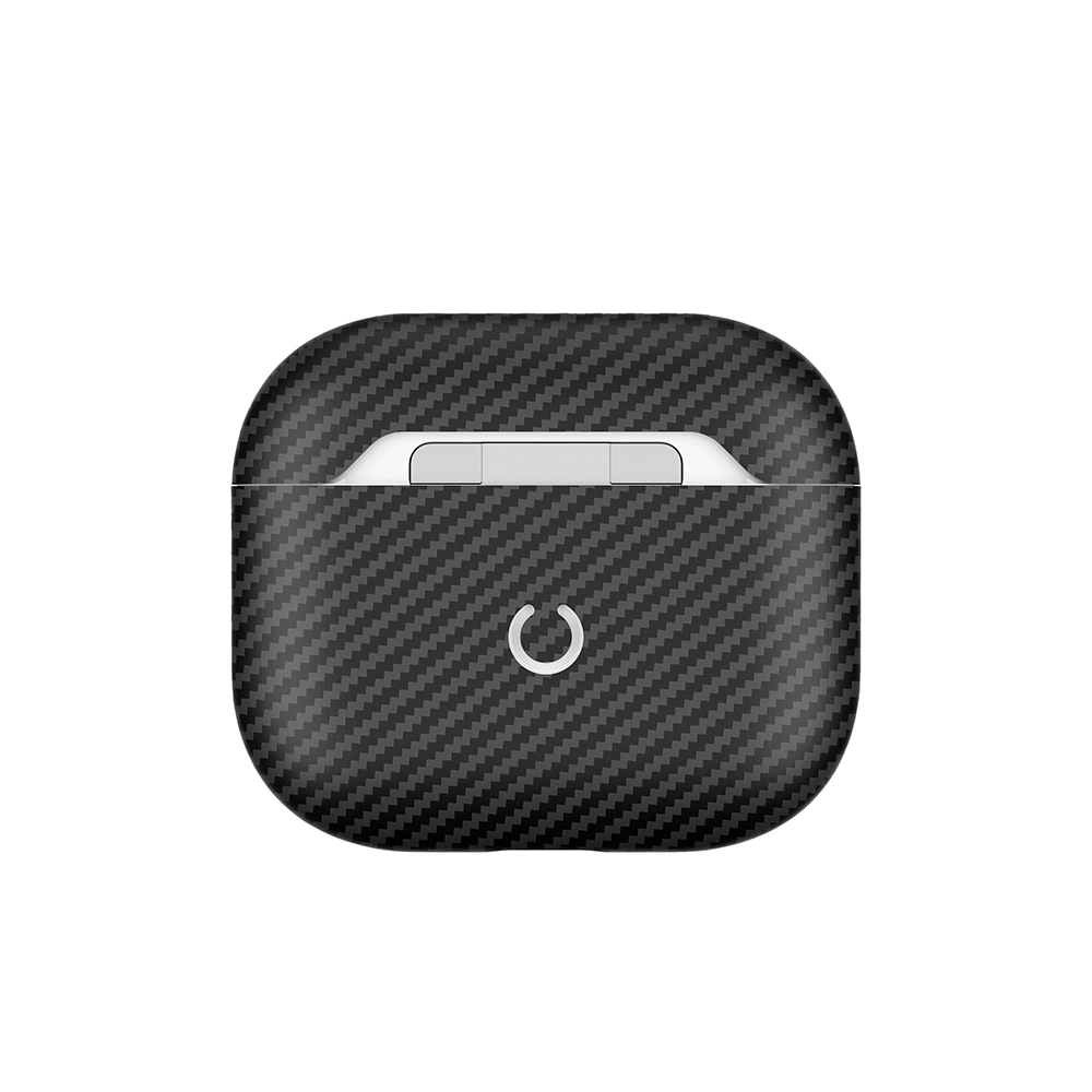 Airpods Uyumlu 3. Nesil Zore Airbag 43 600D Karbon Fiber Kulaklık Kılıfı