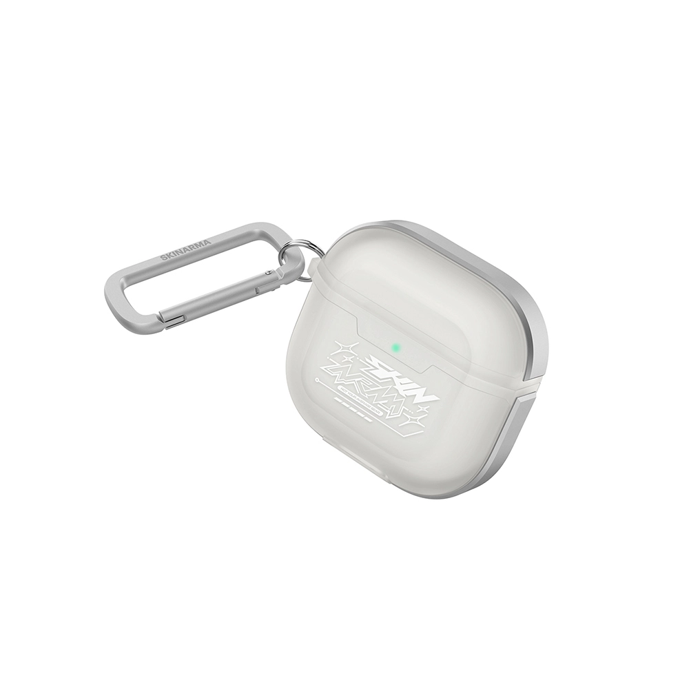 Airpods Uyumlu 4 Kılıf Skinarma Transparan Mat Tasarım Kinzoku Kılıf