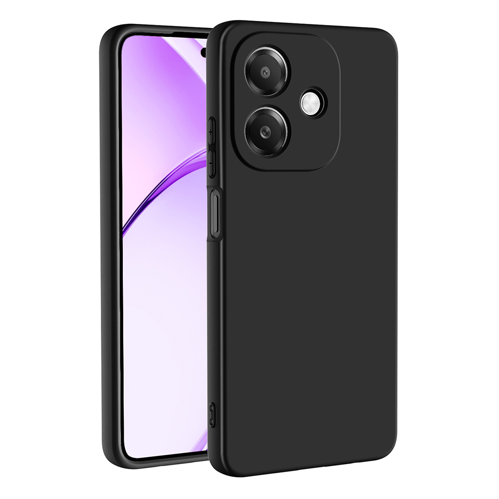 Oppo A3 4G Kılıf Zore Mara Lansman Kapak-Siyah