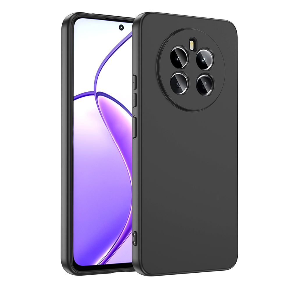 Realme 12 4G Kılıf Zore Mara Lansman Kapak-Siyah