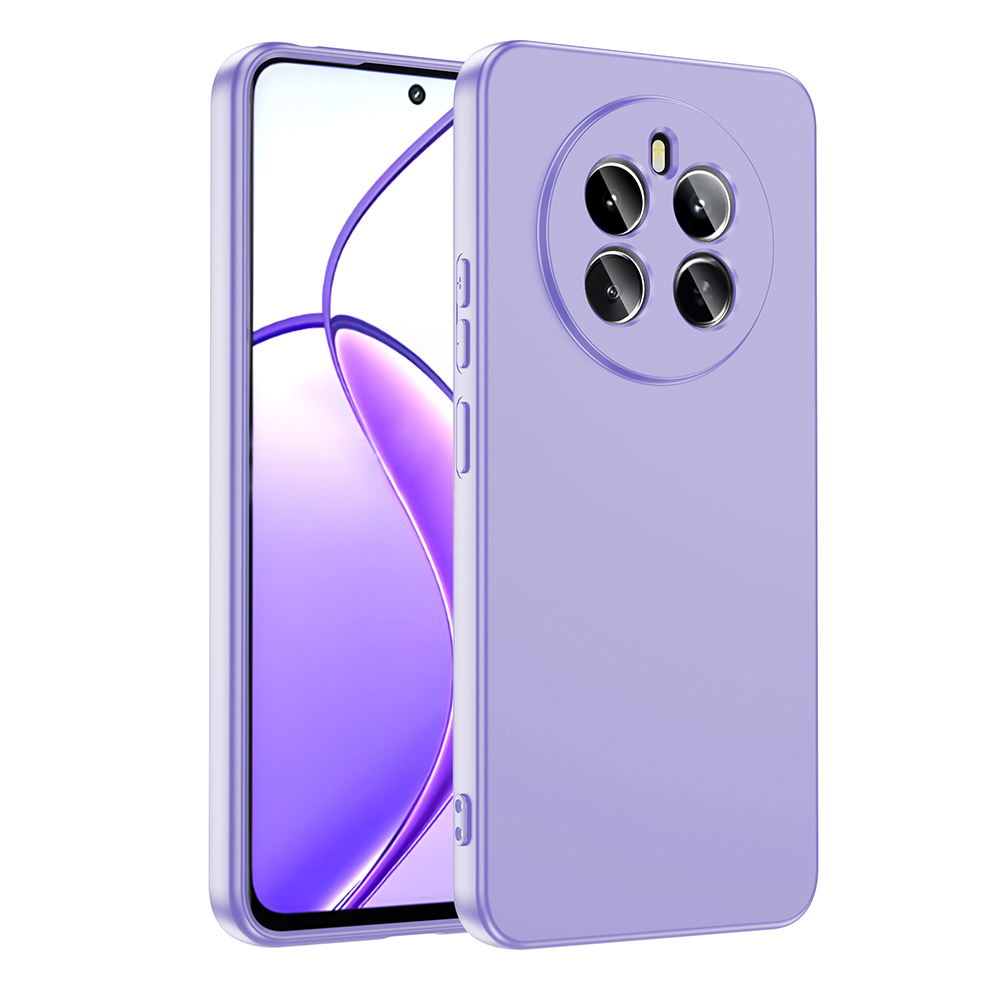 Realme 12 Plus Kılıf Zore Mara Lansman Kapak-Lila