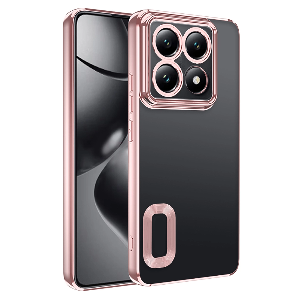 Xiaomi Uyumlu  14T Pro Kılıf Kamera Korumalı Logo Gösteren Zore Omega Kapak