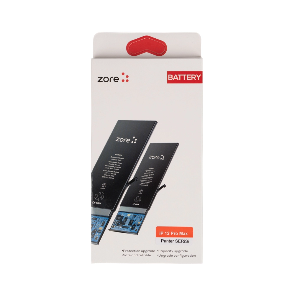 iPhone Uyumlu 12 Pro Max Zore Panter Serisi Batarya