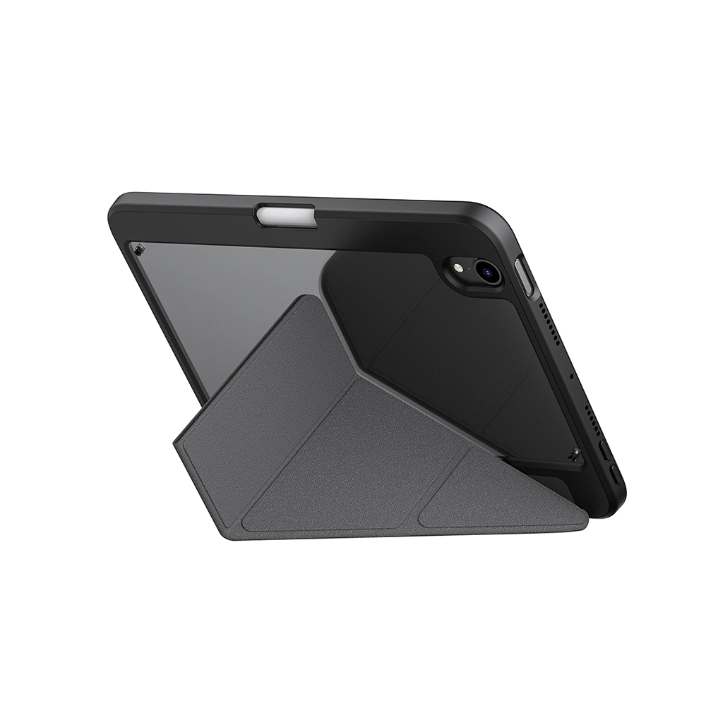 iPad Uyumlu Mini 2024 (7.Nesil) Kılıf Skinarma Desenli Airbag Tasarımlı Standlı Spunk Kapak
