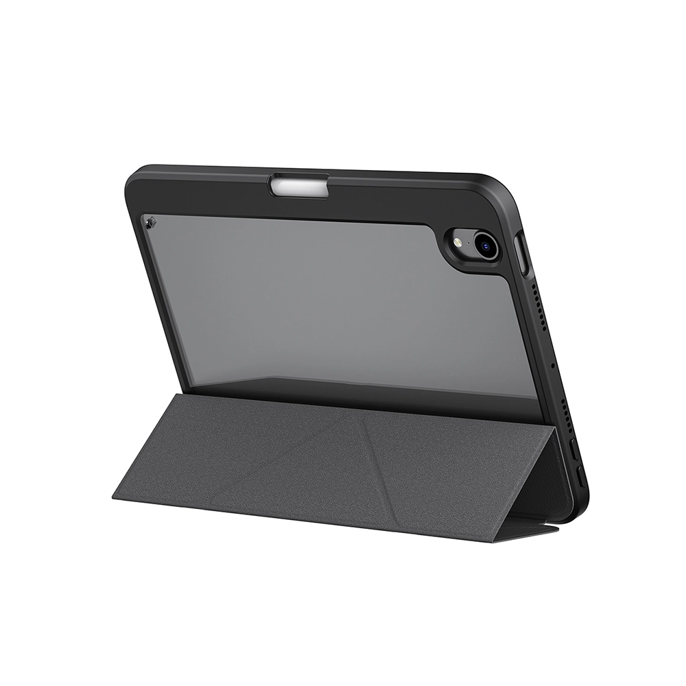 iPad Uyumlu Mini 2024 (7.Nesil) Kılıf Skinarma Desenli Airbag Tasarımlı Standlı Spunk Kapak