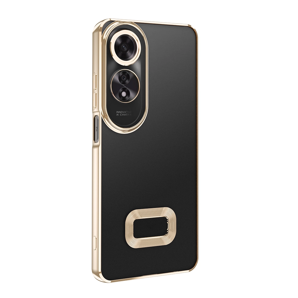 Oppo A60 Kılıf Kamera Korumalı Logo Gösteren Zore Omega Kapak