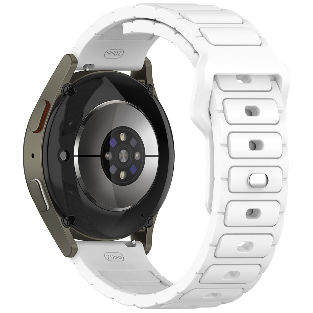Huawei Uyumlu Watch GT 3 42mm Zore KRD-132 22mm Silikon Kordon Strap Kayış-Beyaz