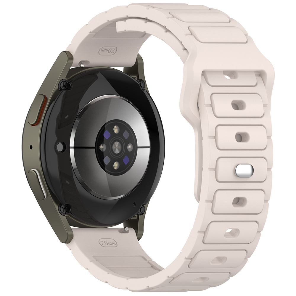 Xiaomi Uyumlu  Amazfit Pace Zore KRD-132 22mm Silikon Kordon Strap Kayış-Starlight