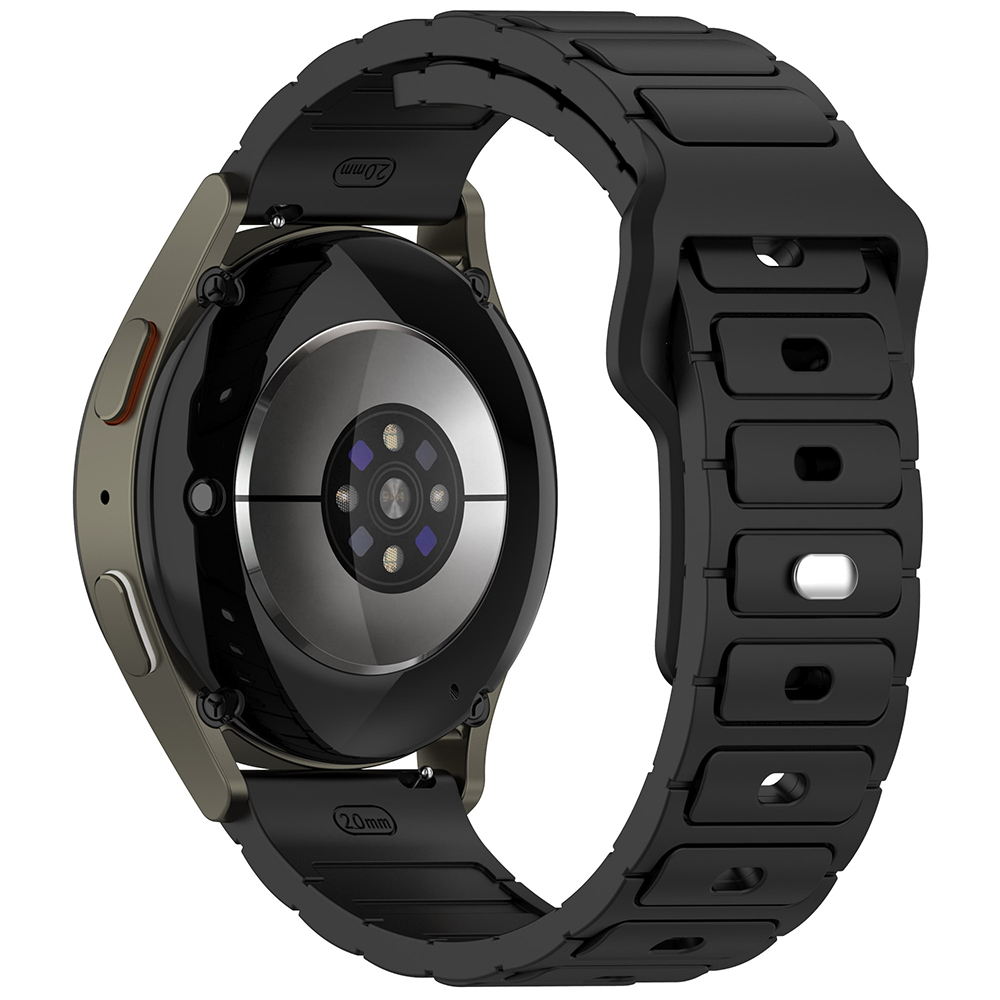 Huawei Uyumlu GT2 46mm Zore KRD-132 22mm Silikon Kordon Strap Kayış-Siyah