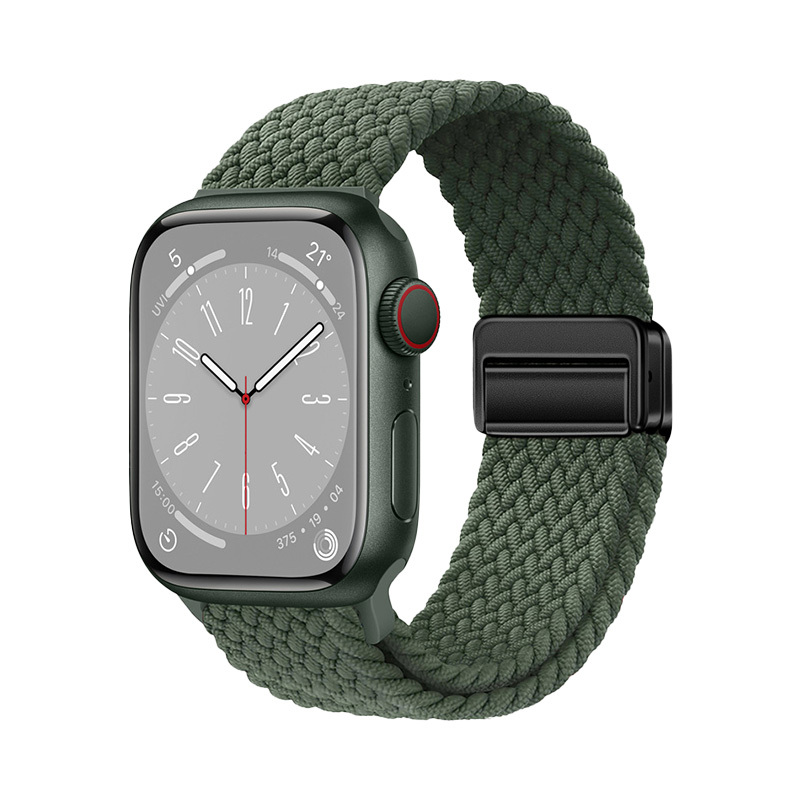 Watch 44mm Zore KRD-134 Örgü Tasarımlı Hasır Kordon Strap Kayış