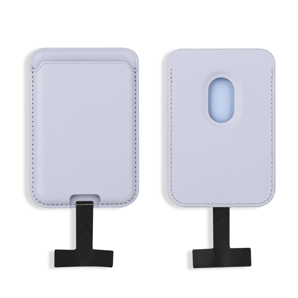 Zore CRD-09 Dahili Şarj Soket Aparatlı Magnetik PU Deri Kartlık-Lila