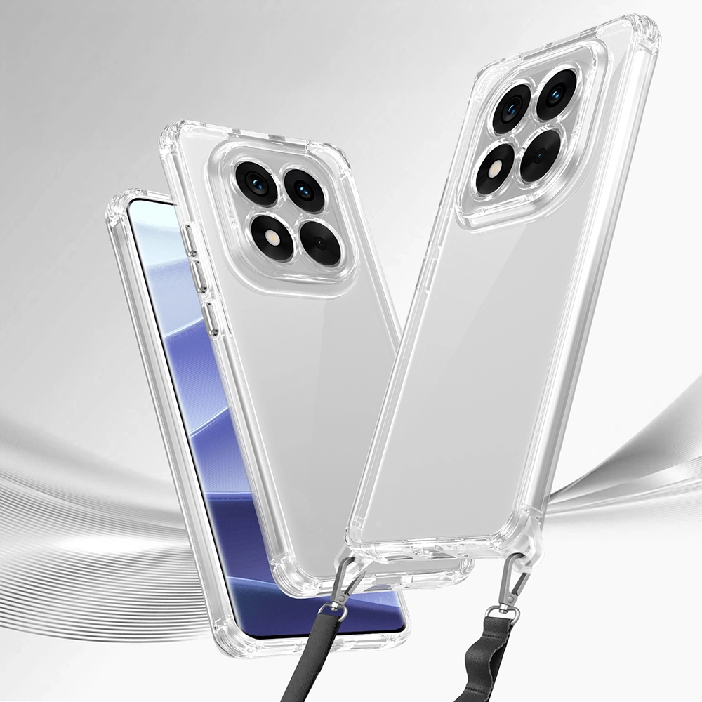 Xiaomi Uyumlu  Redmi Note 14 Pro 5G Kılıf Airbagli Takılabilir Askı Aparatlı Zore Snap Silikon Kapak