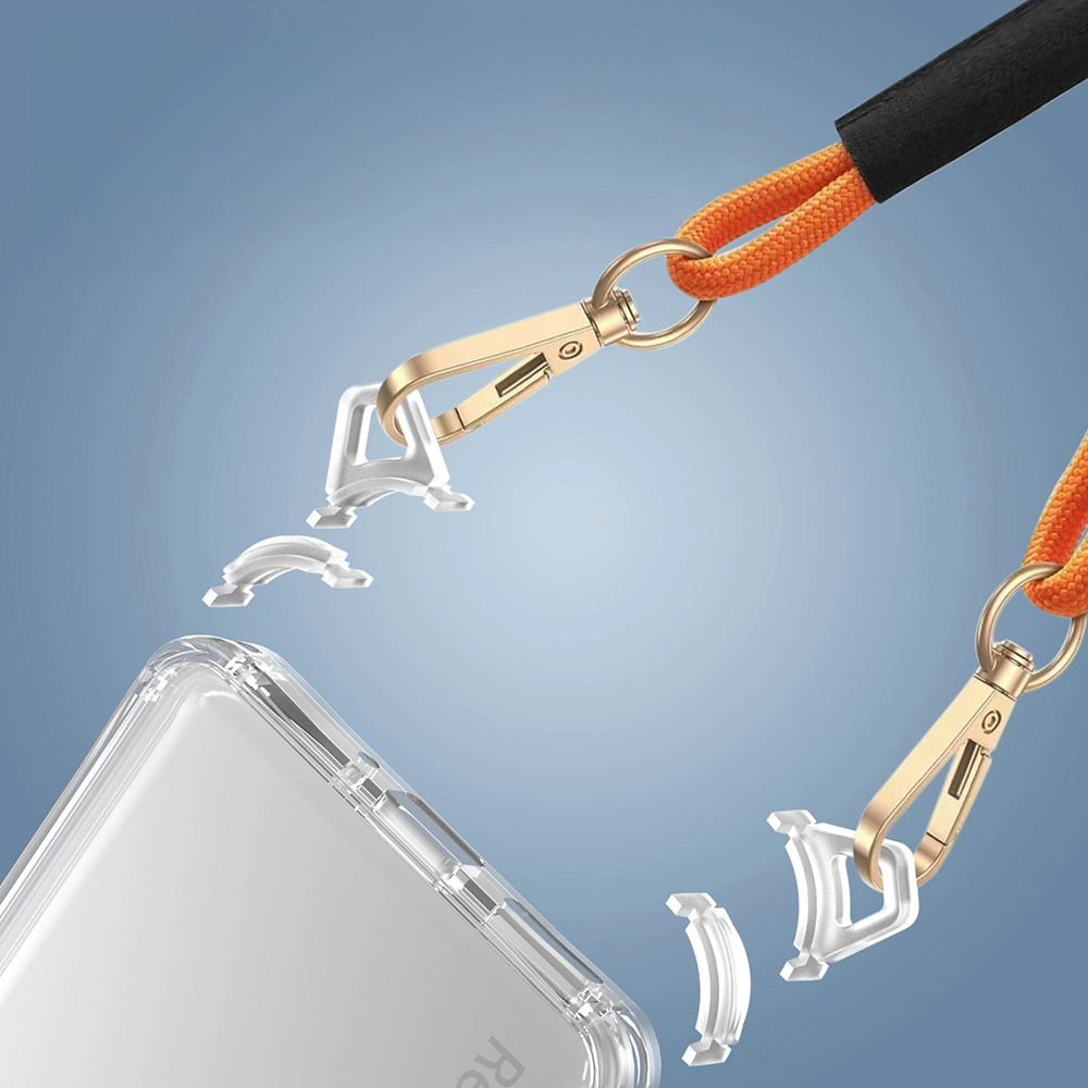 Xiaomi Uyumlu  Redmi Note 14 Pro 5G Kılıf Airbagli Takılabilir Askı Aparatlı Zore Snap Silikon Kapak