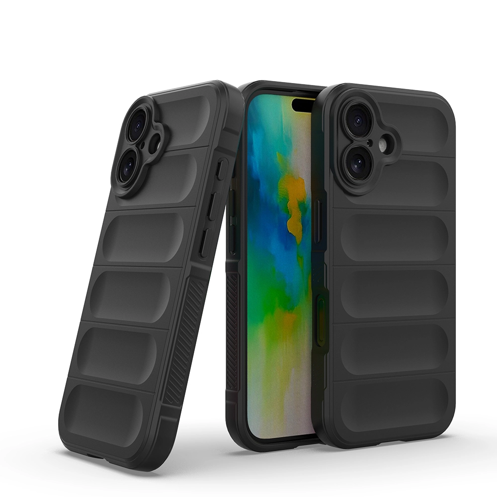 iPhone Uyumlu 16 Kılıf Esnek TPU Oyuklu Arka Yüzey Tasarımlı Zore Etnik Silikon Kapak