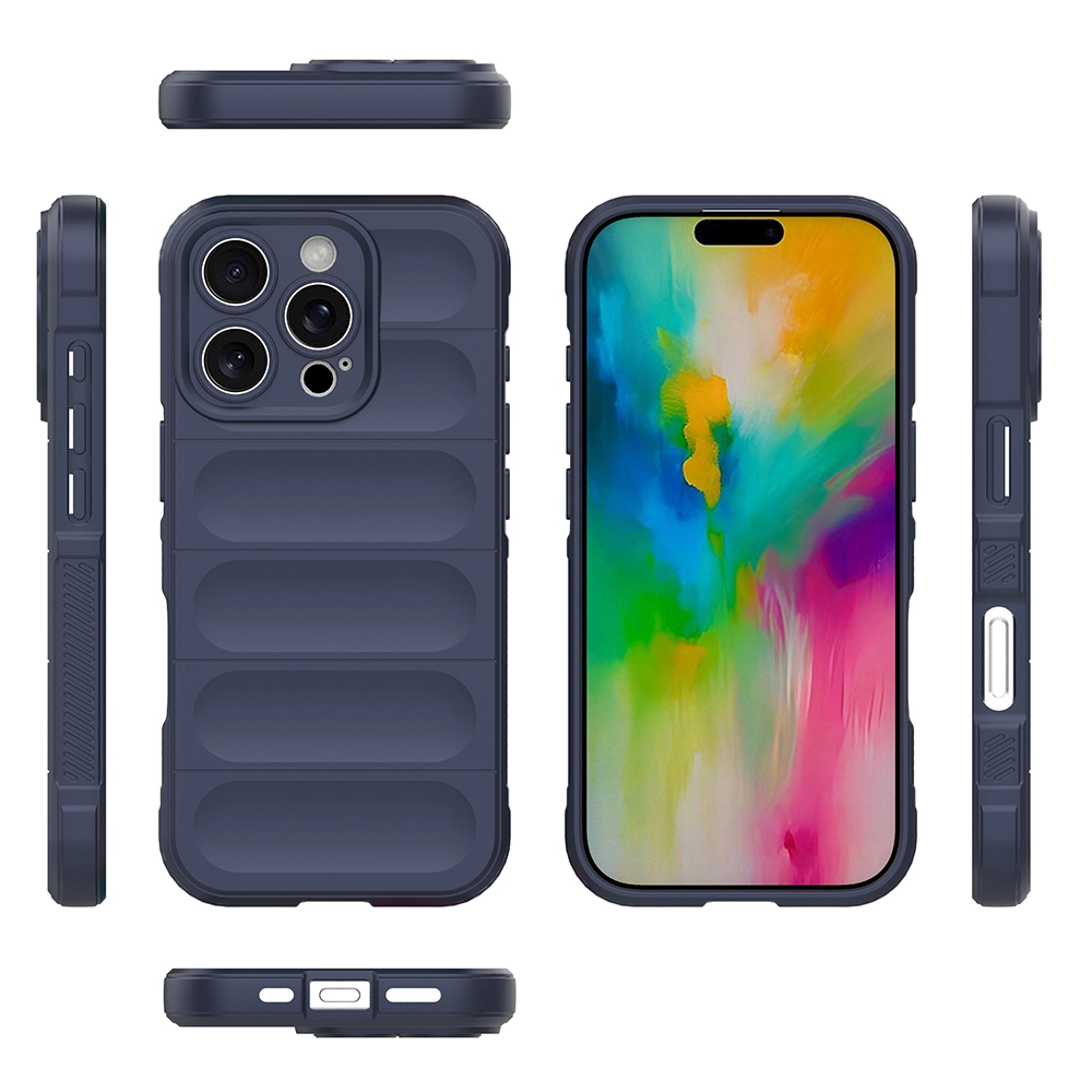 iPhone Uyumlu 16 Pro Max Kılıf Esnek TPU Oyuklu Arka Yüzey Tasarımlı Zore Etnik Silikon Kapak