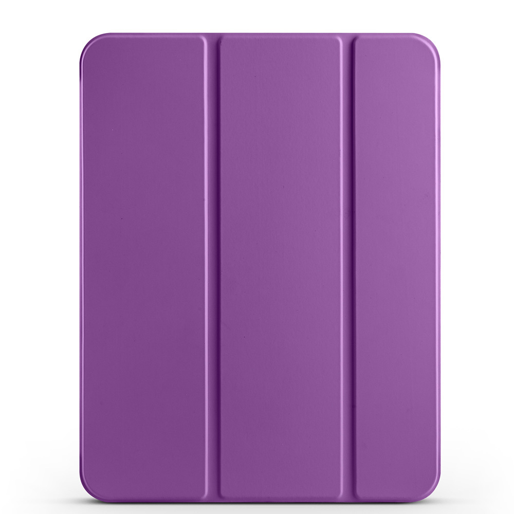iPad Uyumlu 11.Nesil 2025 Zore Smart Cover Kalem Bölmeli Standlı 1-1 Kılıf-Mor