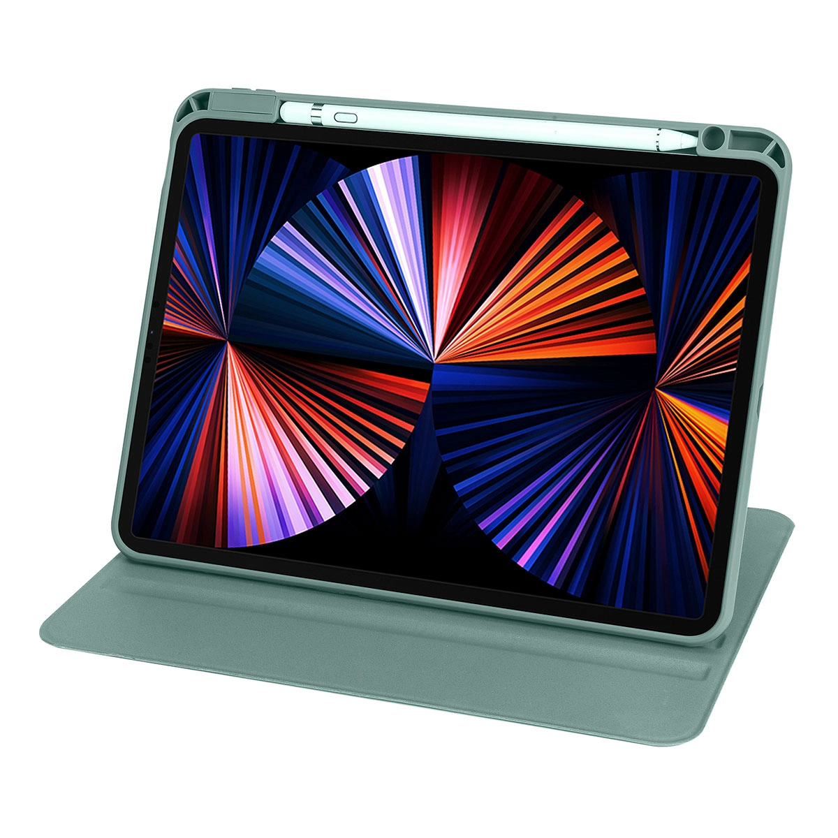 iPad Uyumlu Air 11 2025 M3 Kılıf Zore Termik Kalem Bölmeli Dönebilen Standlı Kılıf