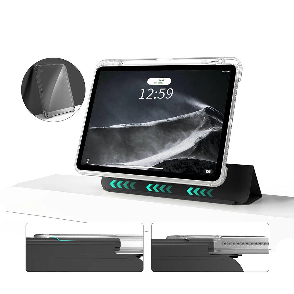 iPad Uyumlu Air 11 2025 M3 Kılıf Magnetik Ayrılabilen Airbagli Zore Sliding Tablet Kılıfı