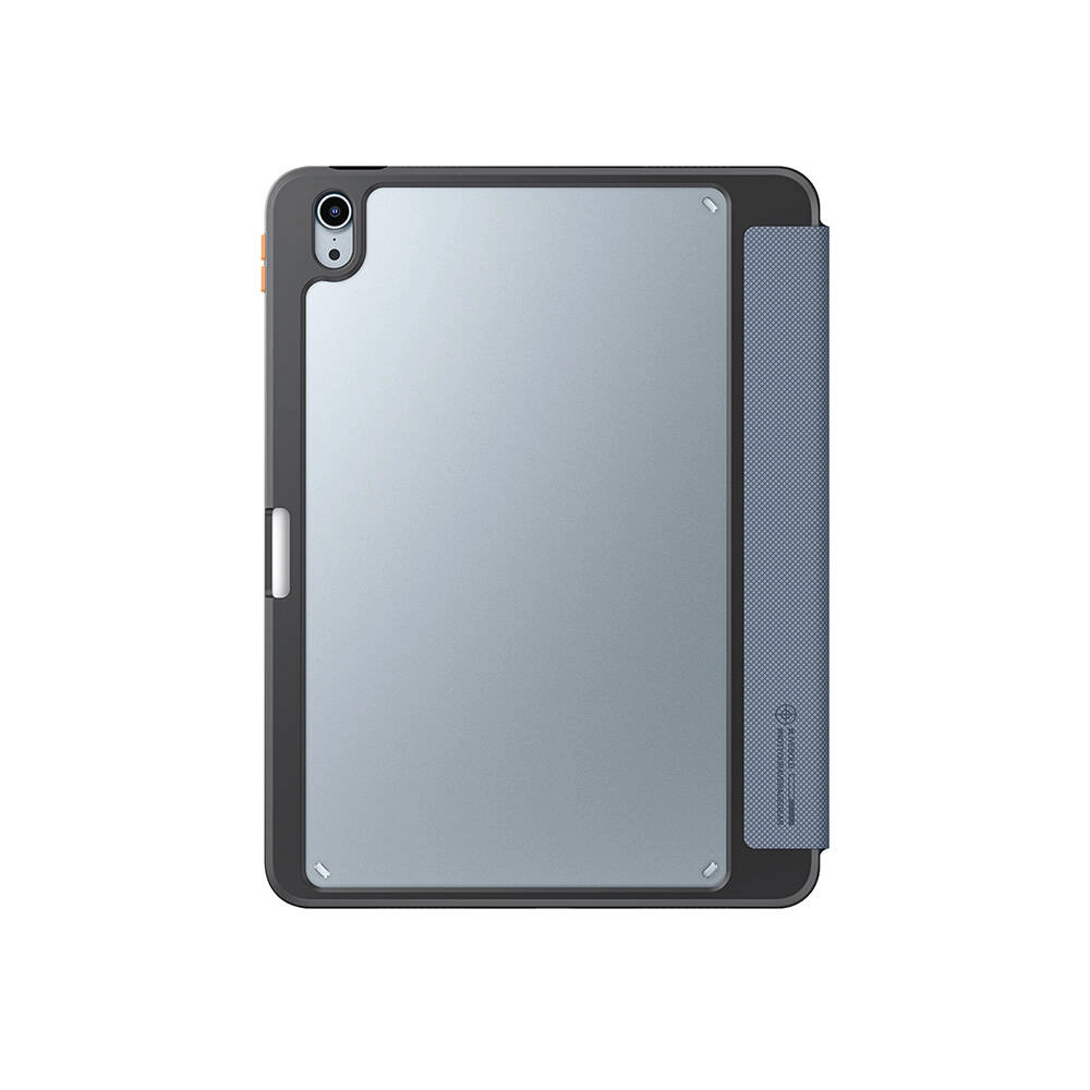 iPad Uyumlu Air 11 2025 M3 Kılıf SkinArma Kabartma Baskı Tasarımlı 360 Tam Koruma Arkası Şeffaf Standlı Gamma Kılıf