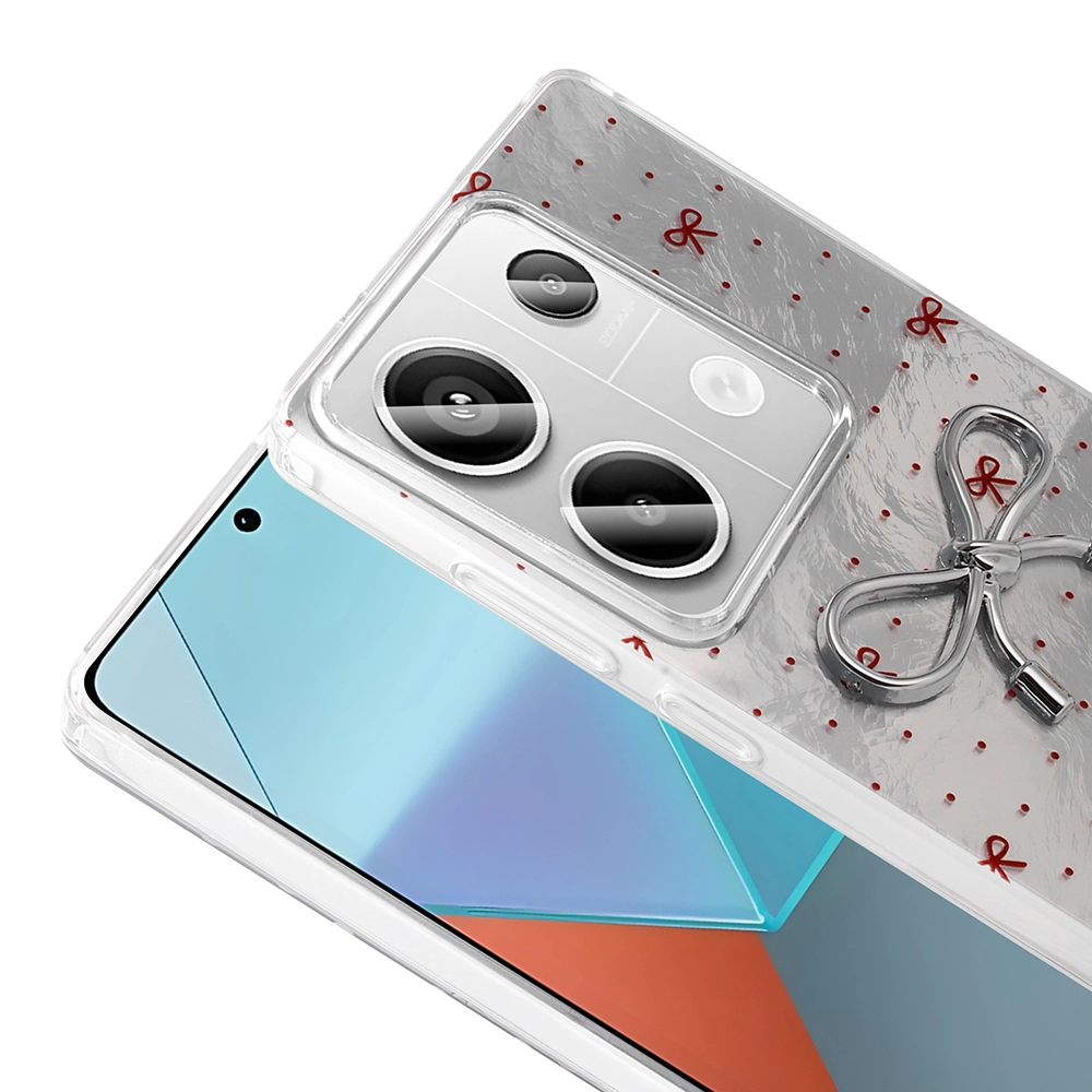Xiaomi Uyumlu  Redmi Note 13 Pro 4G Kılıf Kamera Korumalı Figürlü Zore Ponti Silikon Kapak