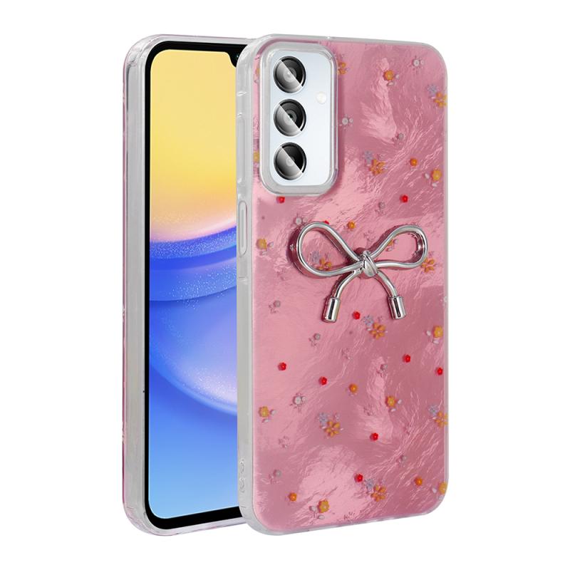 Galaxy Uyumlu A15 Kılıf Kamera Korumalı Figürlü Zore Ponti Silikon Kapak