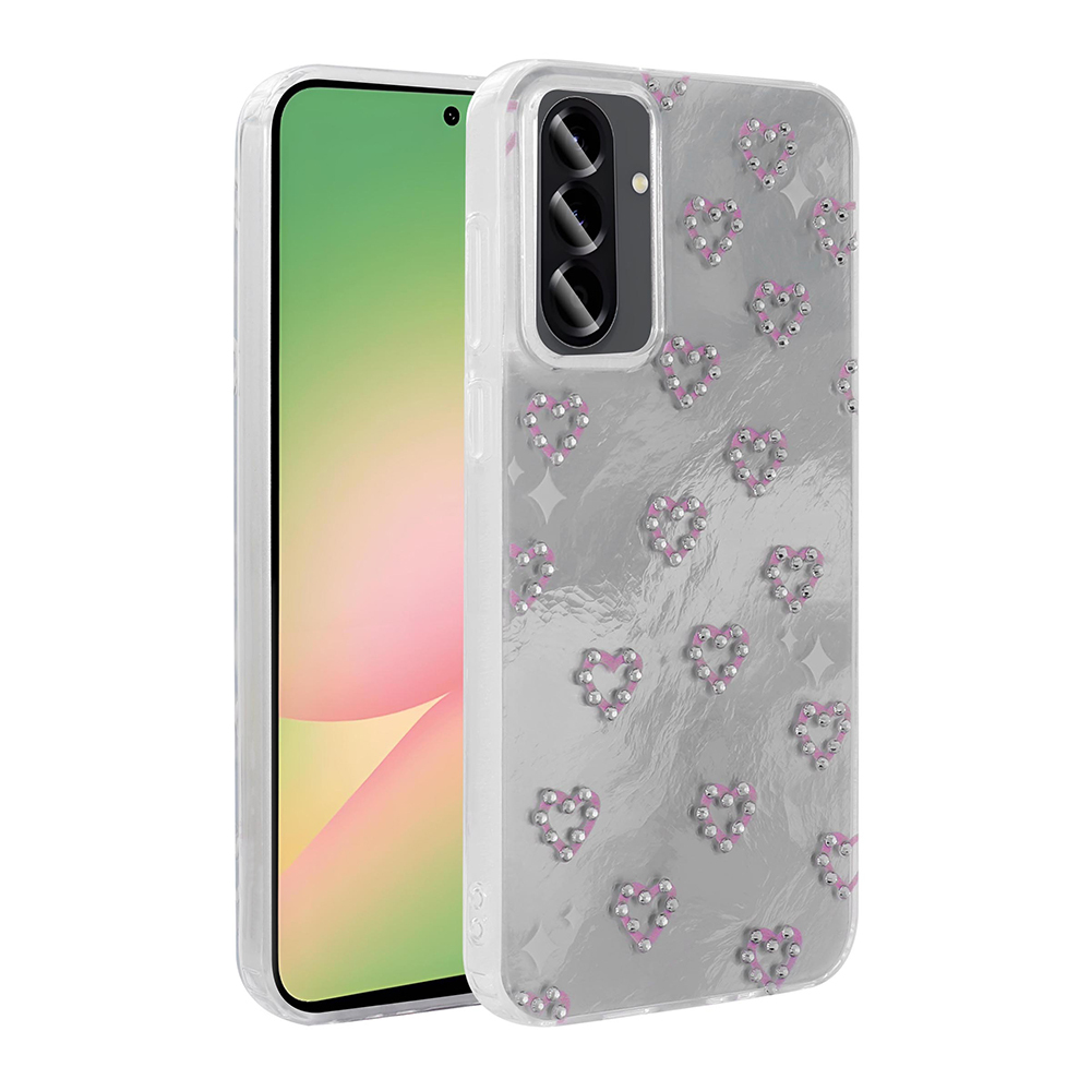 Galaxy Uyumlu A36 Kılıf Kamera Korumalı Figürlü Zore Ponti Silikon Kapak-Beyaz