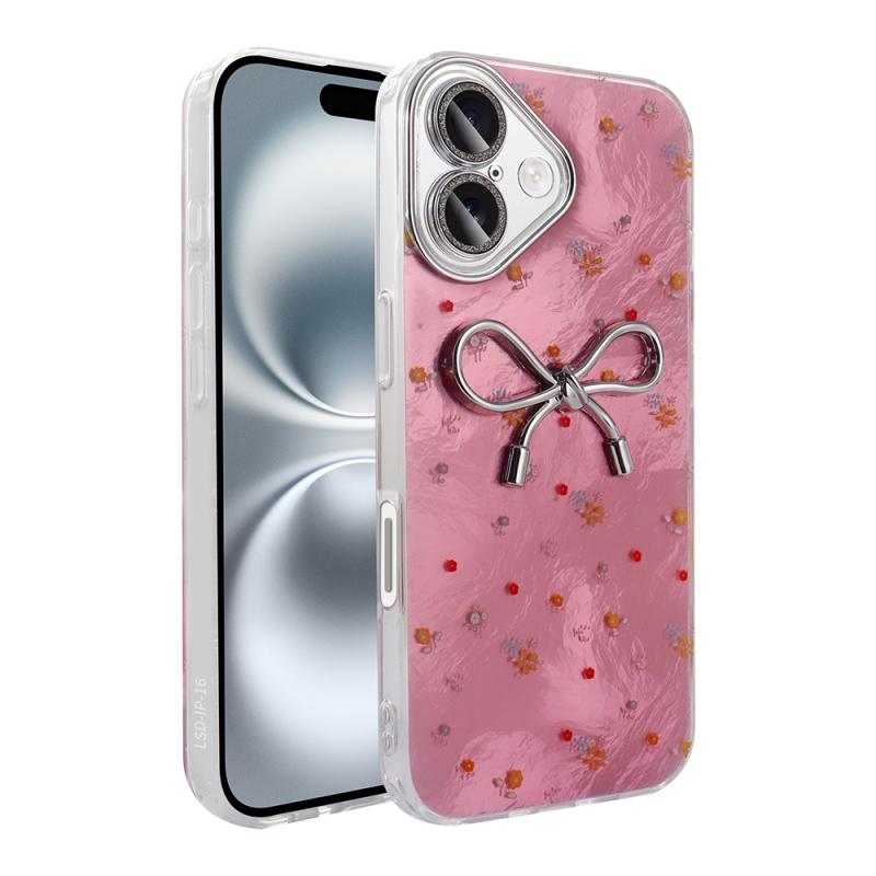 iPhone Uyumlu 16 Kılıf Kamera Korumalı Figürlü Zore Ponti Silikon Kapak