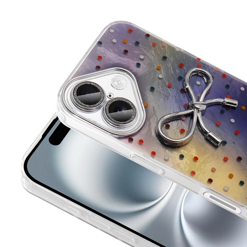 iPhone Uyumlu 16 Plus Kılıf Kamera Korumalı Figürlü Zore Ponti Silikon Kapak