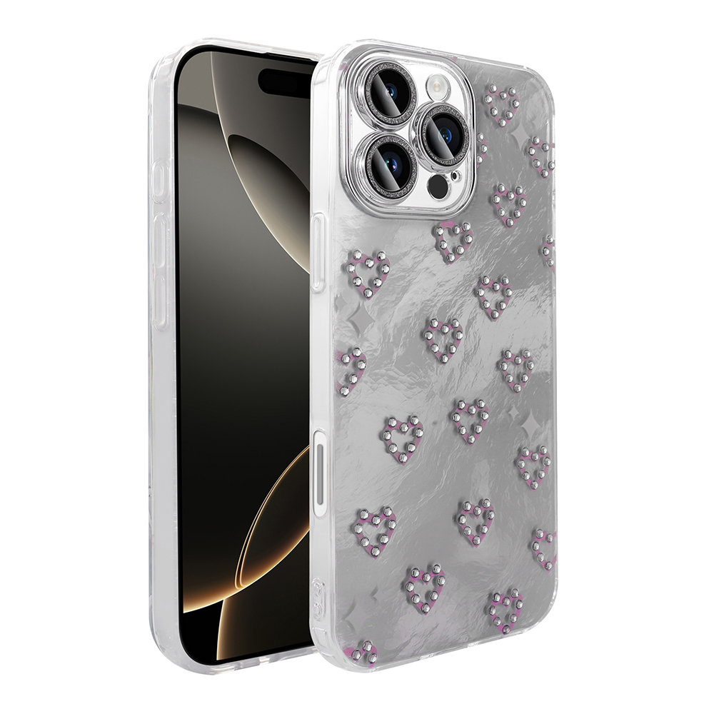 iPhone Uyumlu 16 Pro Max Kılıf Kamera Korumalı Figürlü Zore Ponti Silikon Kapak-Beyaz