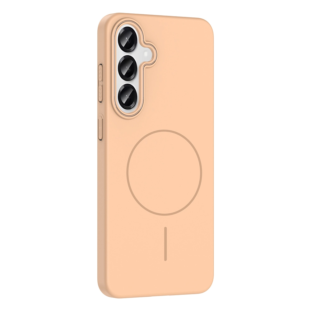 Galaxy Uyumlu S25 Plus Kılıf M-safe Şarj Özellikli Zore Ruby Sert Kapak