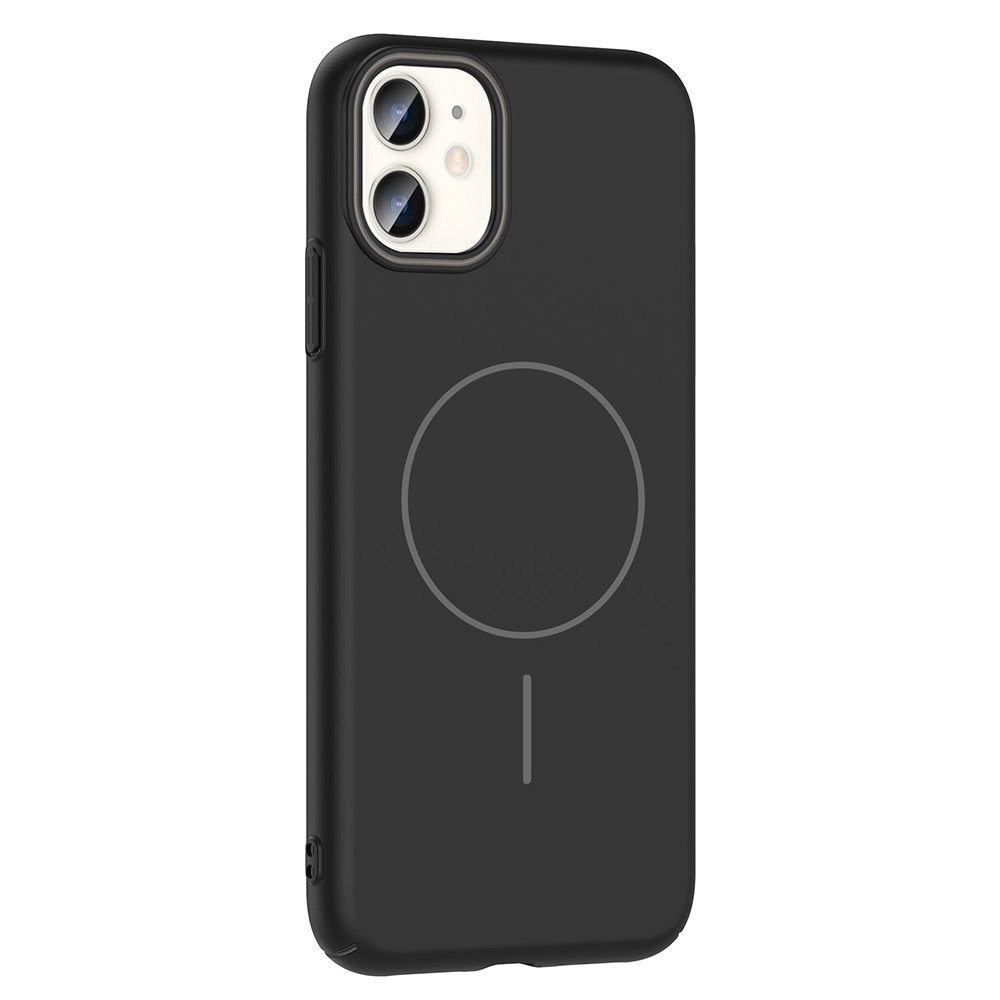 iPhone Uyumlu 11 Kılıf M-safe Şarj Özellikli Zore Ruby Sert Kapak