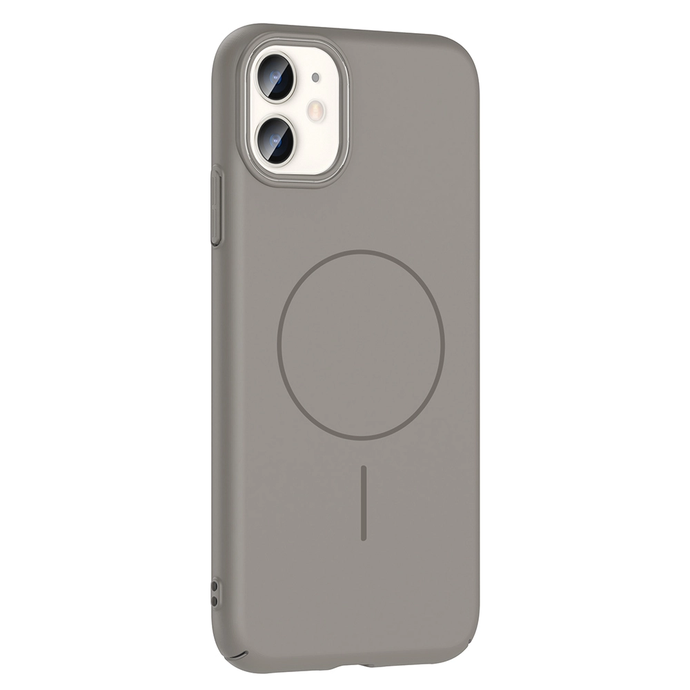iPhone Uyumlu 11 Kılıf M-safe Şarj Özellikli Zore Ruby Sert Kapak