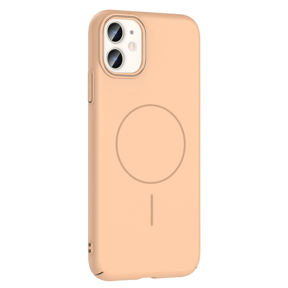 iPhone Uyumlu 11 Kılıf M-safe Şarj Özellikli Zore Ruby Sert Kapak