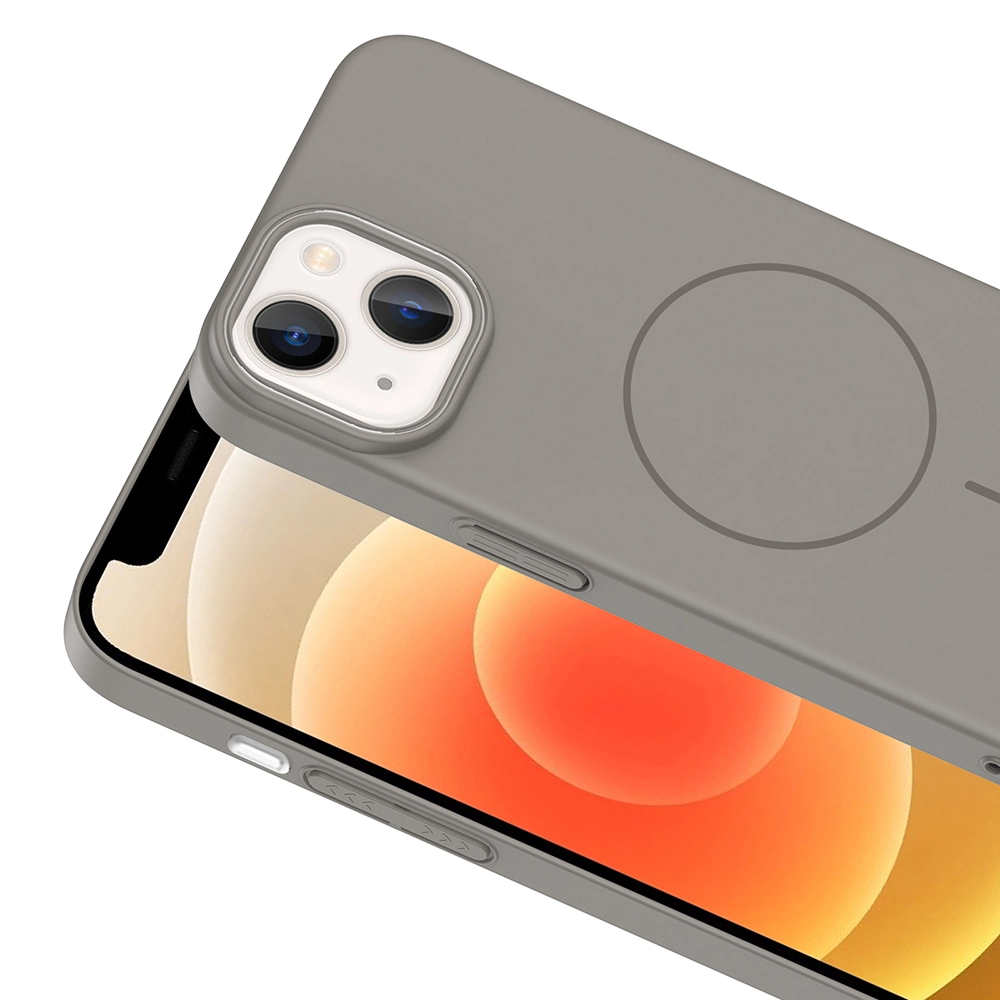 iPhone Uyumlu 13 Kılıf M-safe Şarj Özellikli Zore Ruby Sert Kapak