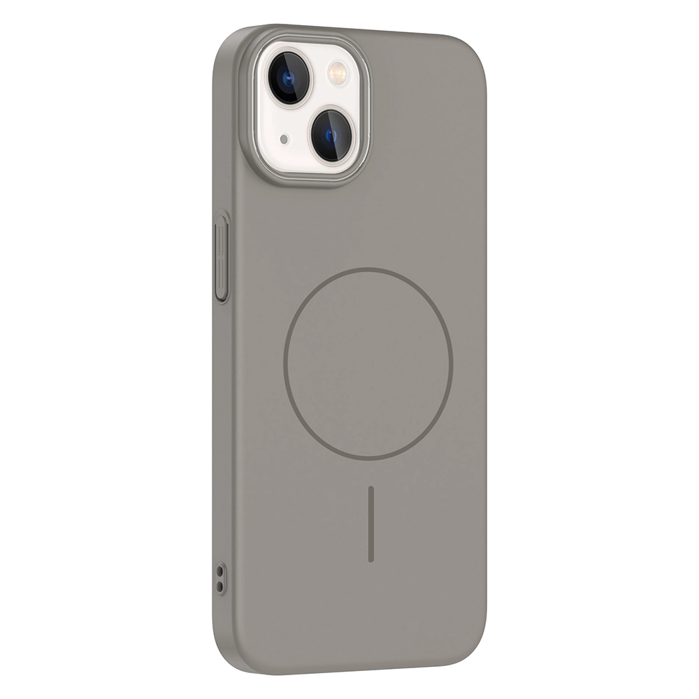 iPhone Uyumlu 14 Kılıf M-safe Şarj Özellikli Zore Ruby Sert Kapak