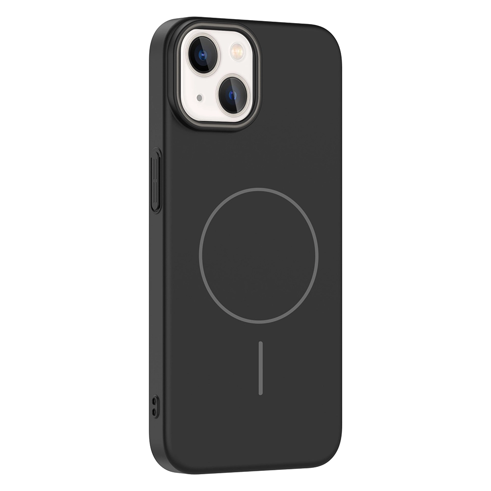 iPhone Uyumlu 14 Kılıf M-safe Şarj Özellikli Zore Ruby Sert Kapak