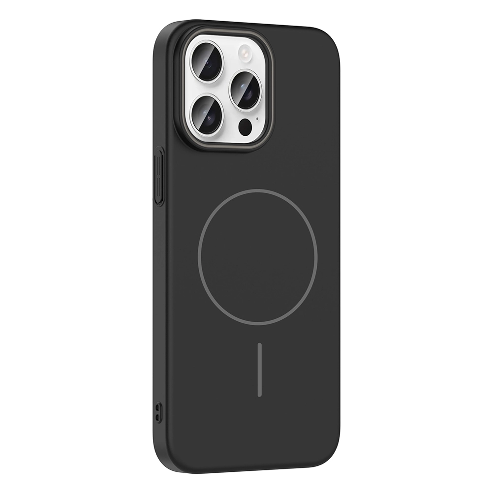 iPhone Uyumlu 14 Pro Max Kılıf M-safe Şarj Özellikli Zore Ruby Sert Kapak