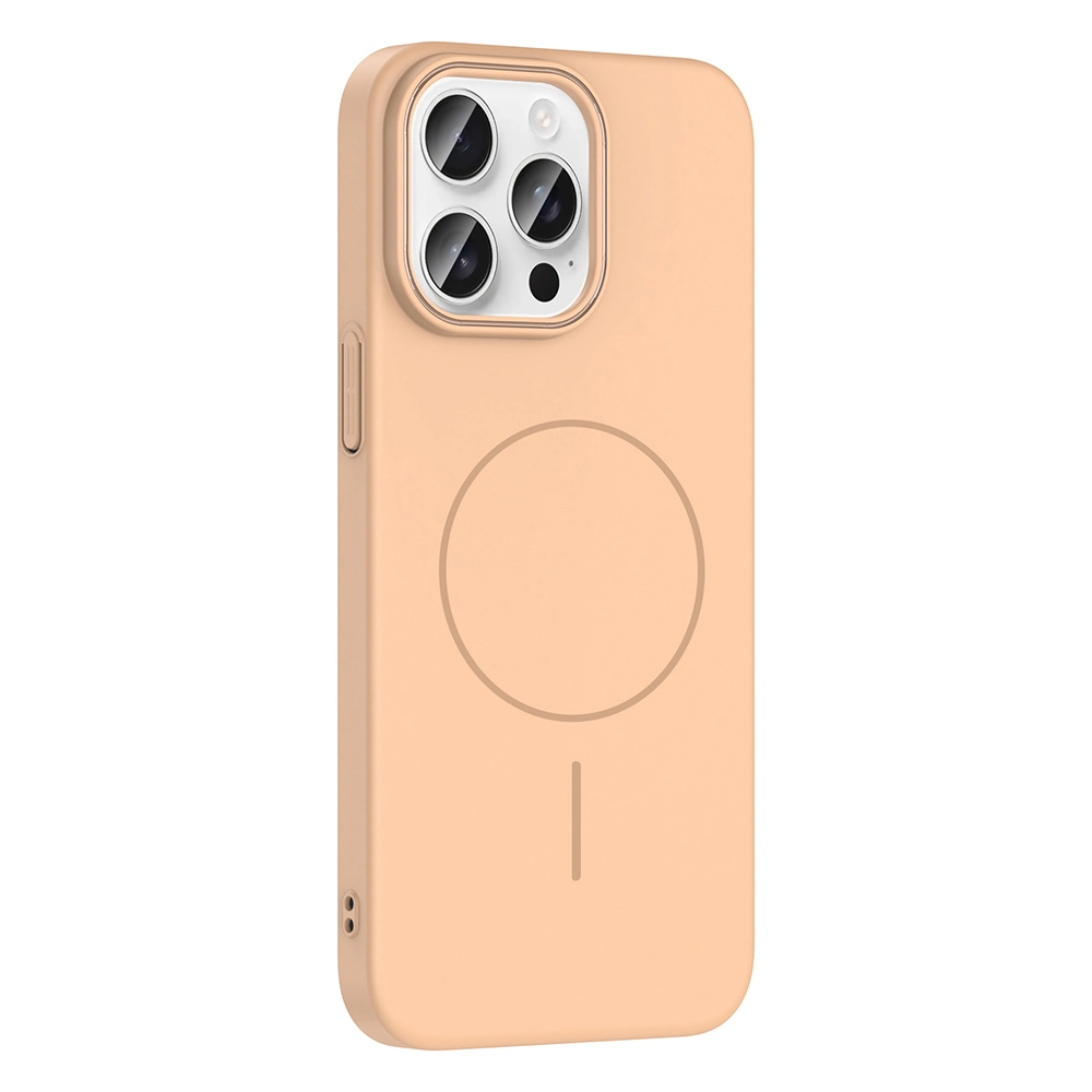 iPhone Uyumlu 14 Pro Max Kılıf M-safe Şarj Özellikli Zore Ruby Sert Kapak