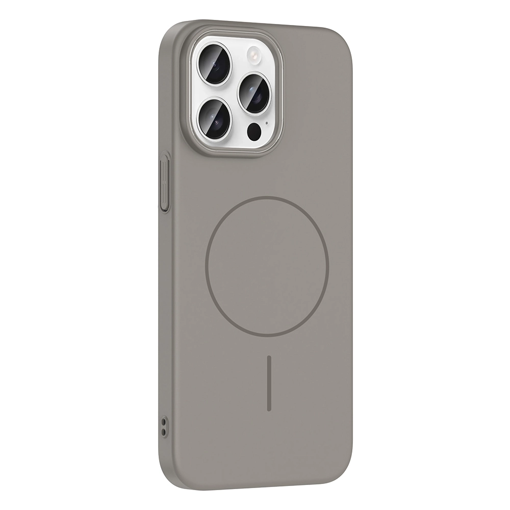iPhone Uyumlu 14 Pro Max Kılıf M-safe Şarj Özellikli Zore Ruby Sert Kapak