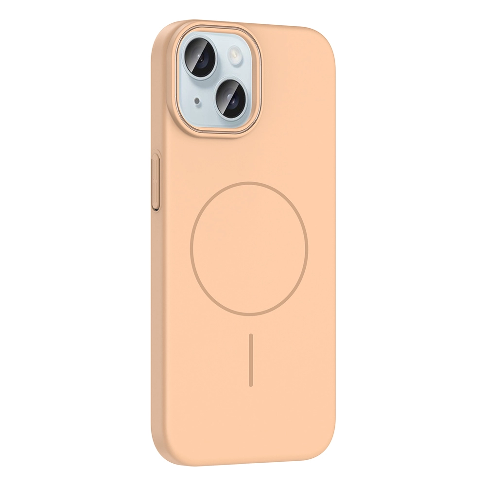 iPhone Uyumlu 15 Kılıf M-safe Şarj Özellikli Zore Ruby Sert Kapak