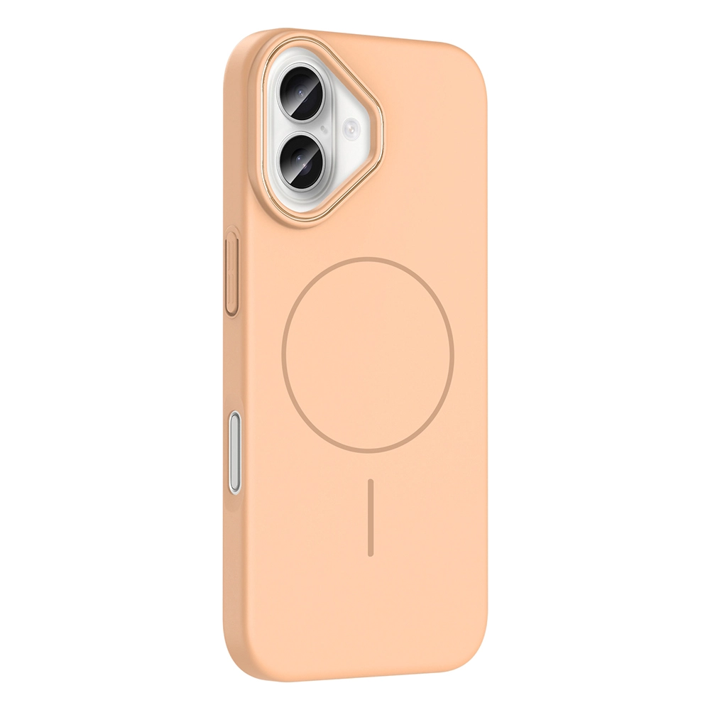 iPhone Uyumlu 16 Kılıf M-safe Şarj Özellikli Zore Ruby Sert Kapak